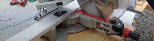 Large chop saw banner
