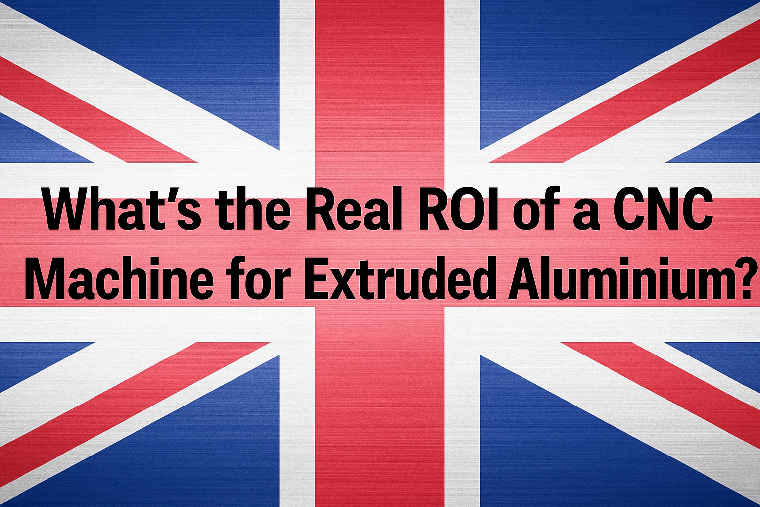 What’s the Real ROI of a CNC Machine for Extruded Aluminium?